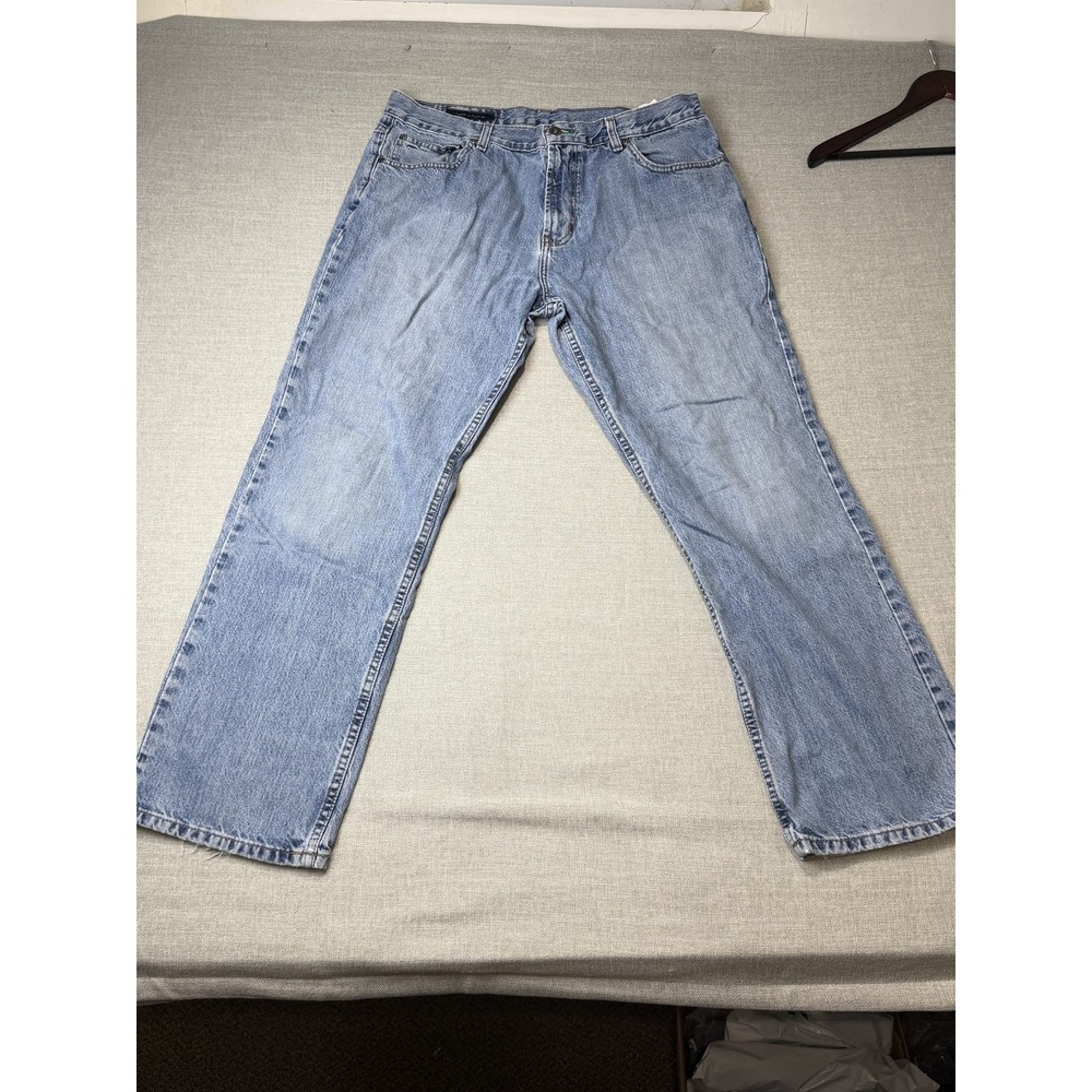 Tommy Hilfiger Freedom Jean Mens‎ 34/30 Light Blue Cotton Straight Leg 810129991